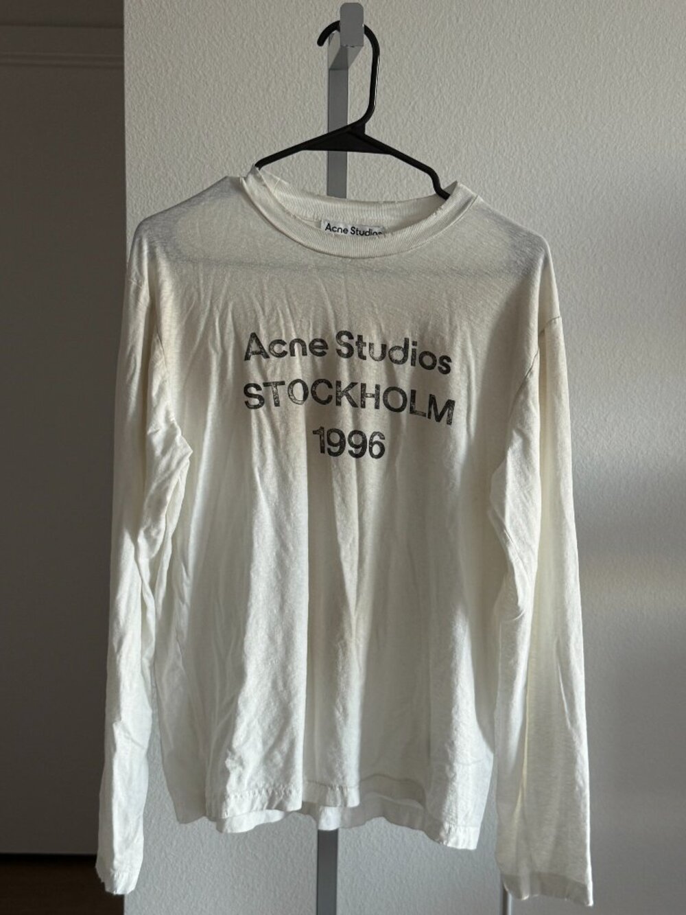 Acne Studios Off-White Logo T-shirt